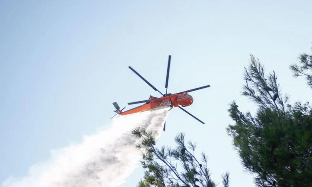 Φωτιά σε χαμηλή βλάστηση στην Κερατέα Αττικής